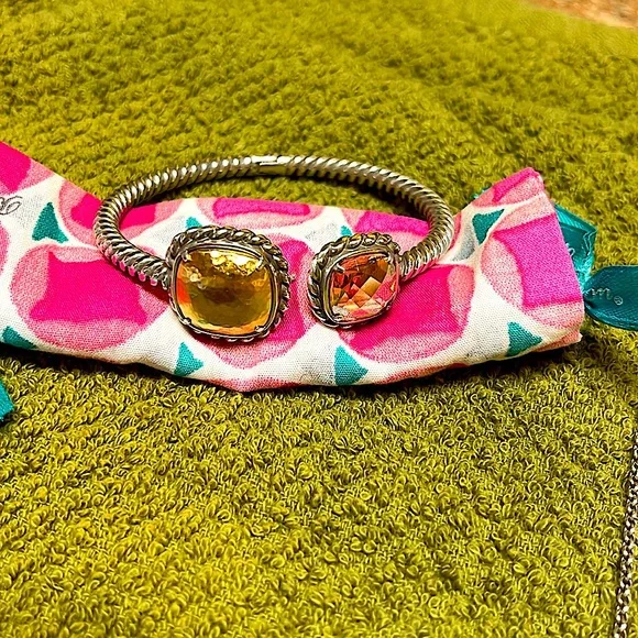 Brighton Tru Color Joyful gold crystal bracelet - Picture 2 of 2